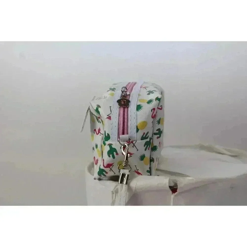 ladies girly make up bag with handle